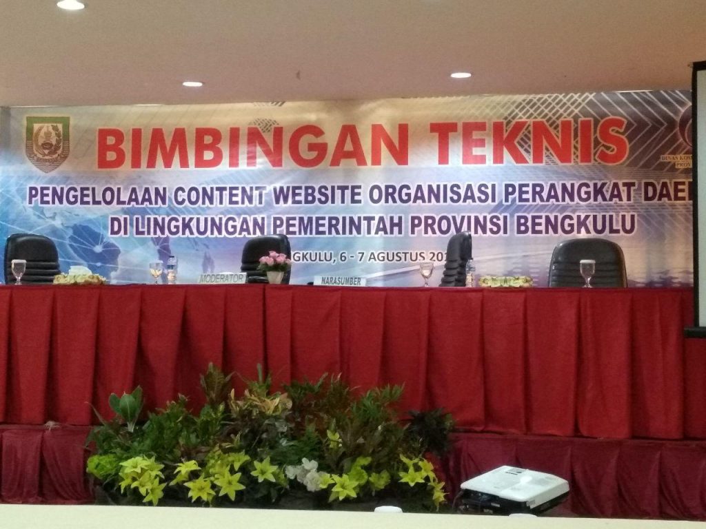 Diskominfotik Menyelenggarakan Bimtek Pengelolaan Content Website